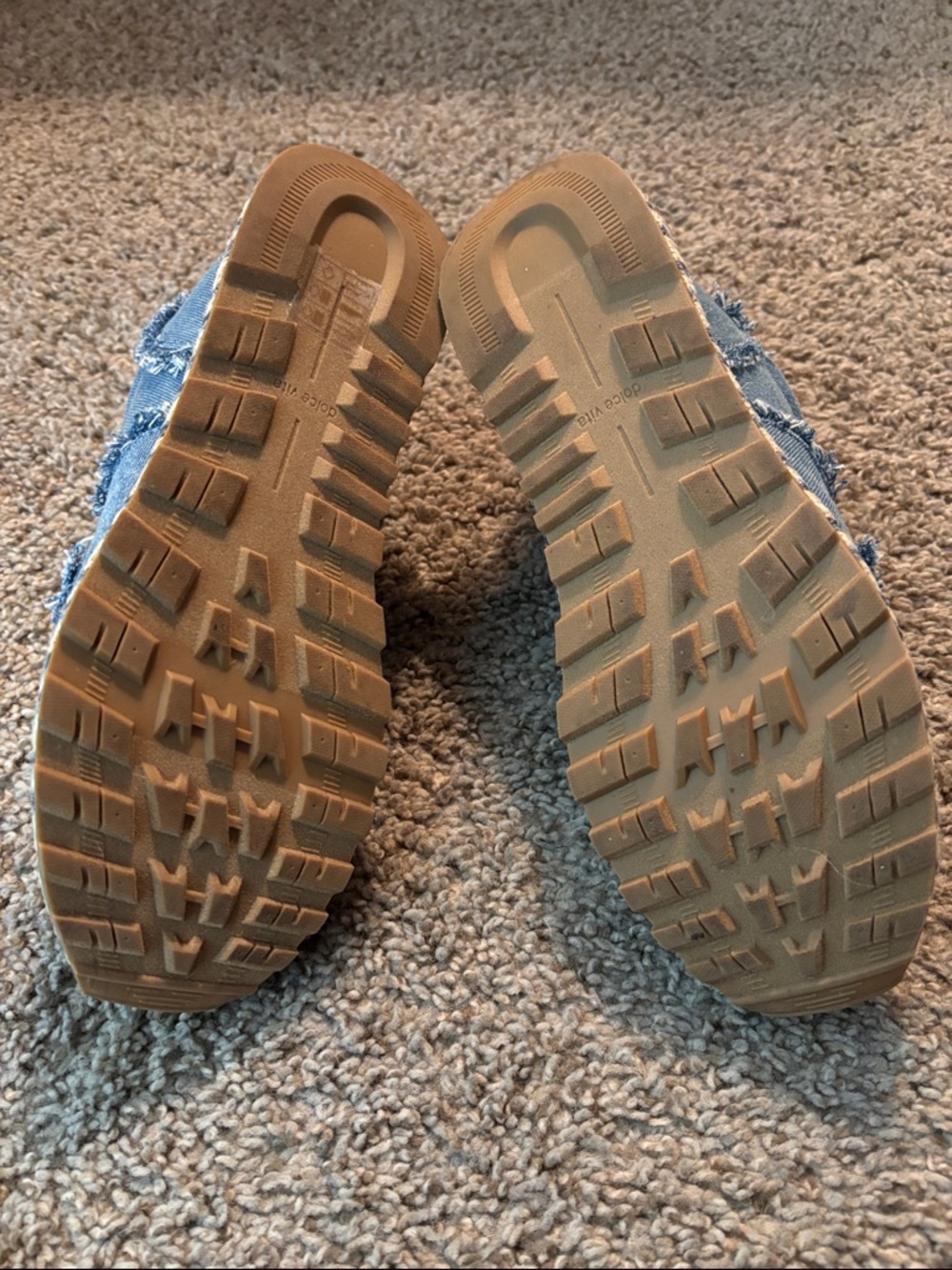 Dolce Vita Ayita Lace-Up Frayed Retro Denim Sneakers - Picture 9 of 9